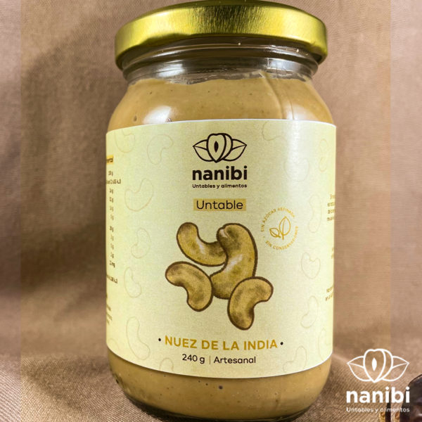 Untable de nuez de la india - 240 gramos